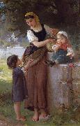 Emile Munier May I Have One Too oil